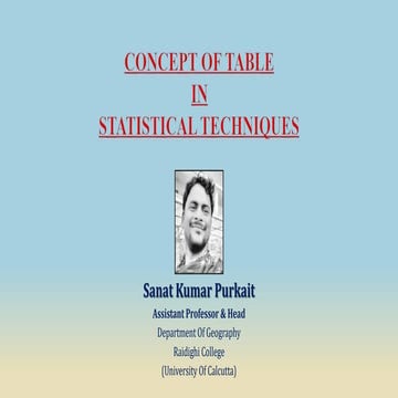 TABLE IN STATISTICAL TECHNIQUES.pptx