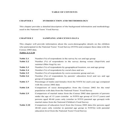 NTFS - Table of Contents