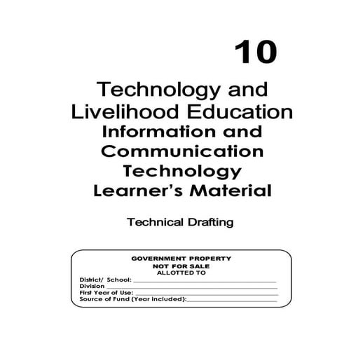 TLE_ICT Teachnical Drafting Grade 10