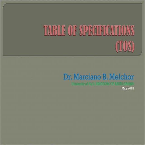 Table of specifications 2013   copy