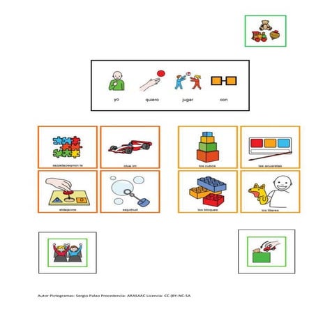 Tablero jugar 8 opciones