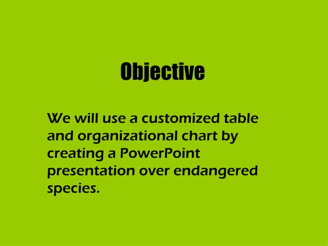 Tables