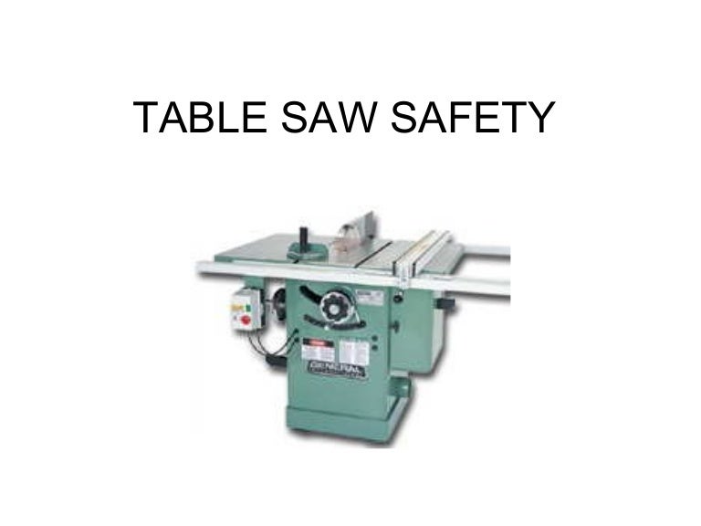 Table saw safety