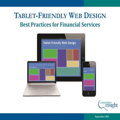 Tablet Friendly Web Design - Best Practices for Financial Services