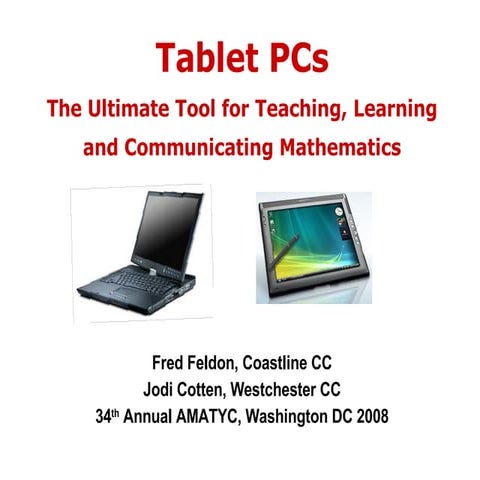 Tablet PC AMATYC 2008