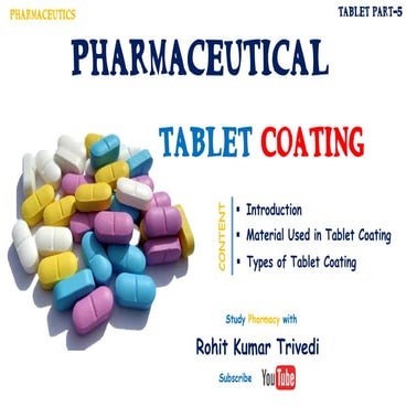 Tablet Coating ppt pdf 