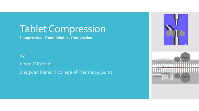 Tablet compression machine | PPTX