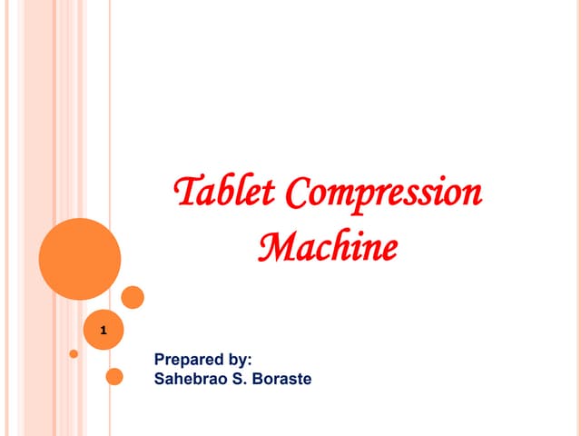 Working principle of compression machine | PPTX