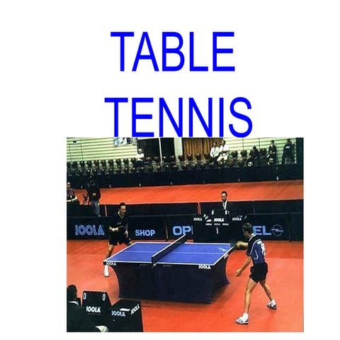 Table tennis