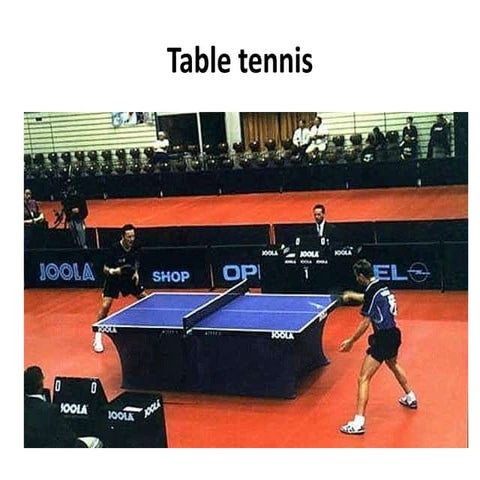 Table tennis