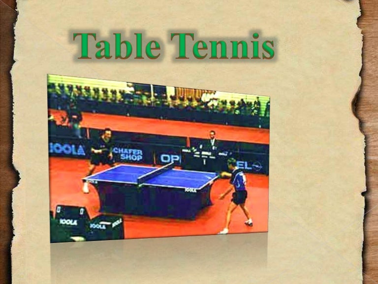 Table tennis game