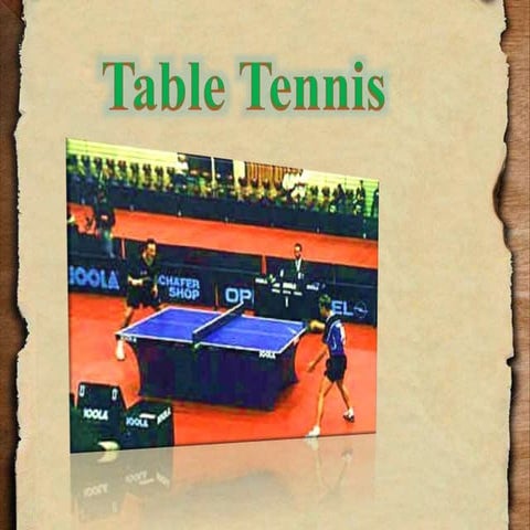 Table tennis game