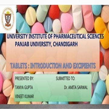 Tablet excipients