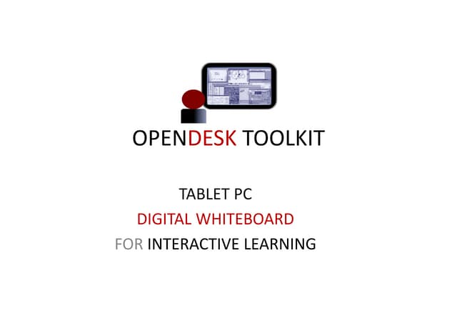 TABLET PC INTERACTIVE WHITEBOARD