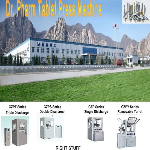 High Speed Pharmaceutical, Neutraceutical Tablet Press Machines