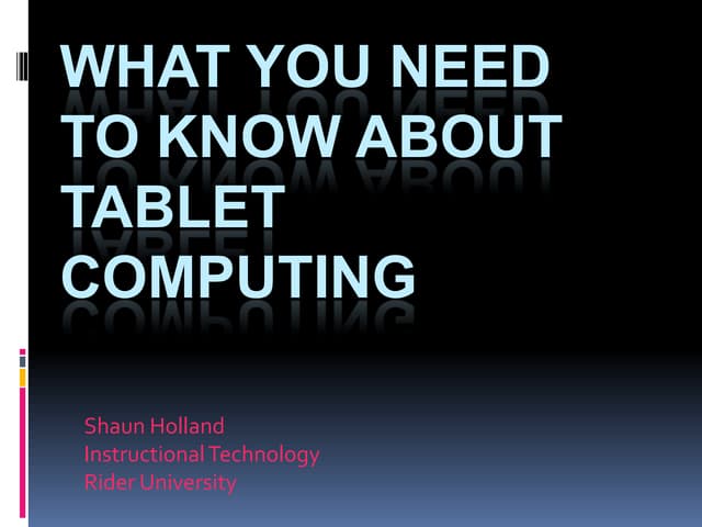 Tablets
