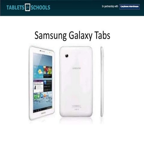 Tablets for schools   parents launch