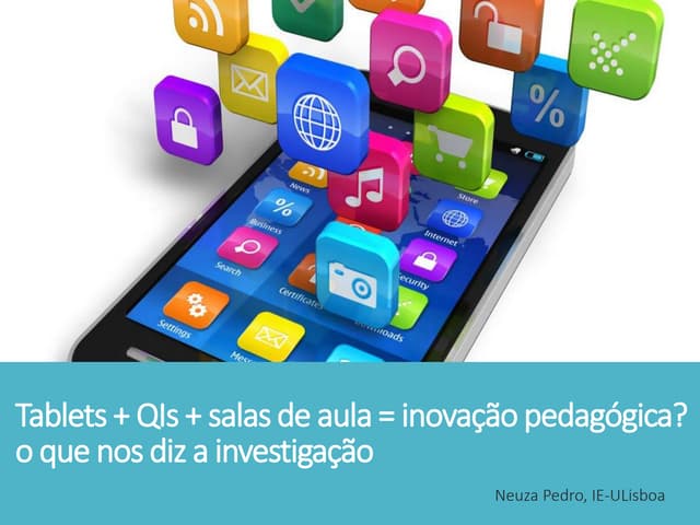 Tablets Quadros interactivos e sala...