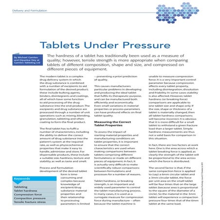 Tablet friability,harness and dissolution testing | PPT