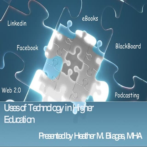 Using Technology in Higher Education