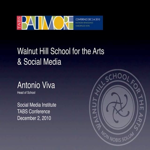 Walnut Hill School & Social Media