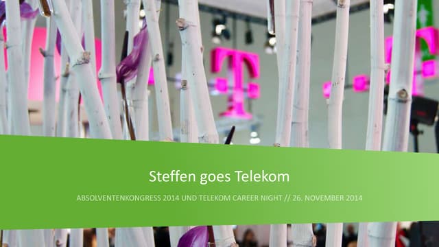 Steffen goes Telekom