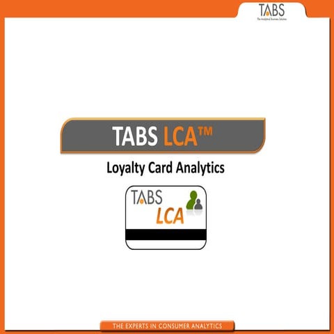TABS LCA (Loyalty Card Analytics)