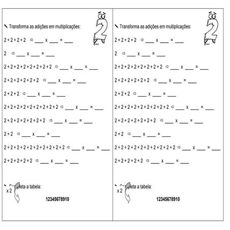 Tabuada 2