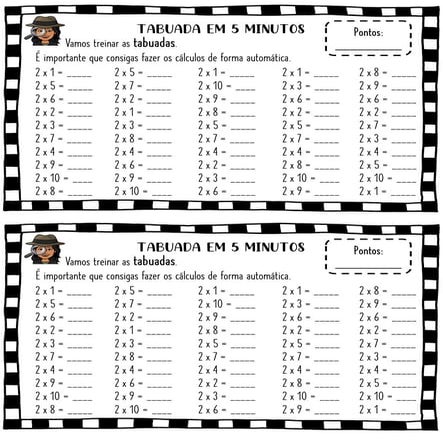 7 ideias de Tabuadas tabuada, tabuada de multiplicação, tabuada de ...