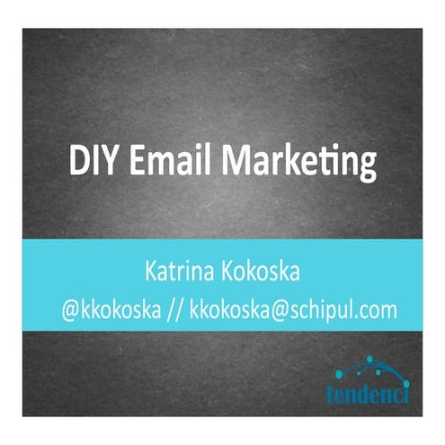 TACCM 2013 DIY Email Marketing