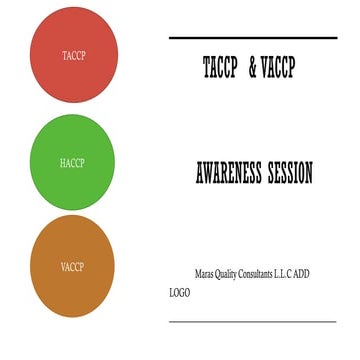 Taccp vaccp ppt final | PPT
