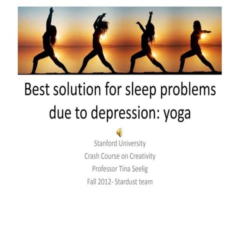 Tackle with depression: yoga