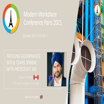 Tackling Sprawl in Microsoft 365 #MWCP21