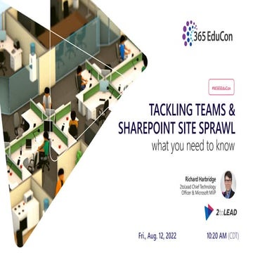 Tackling Sprawl In Microsoft 365 for SharePoint Sites & Microsoft Teams