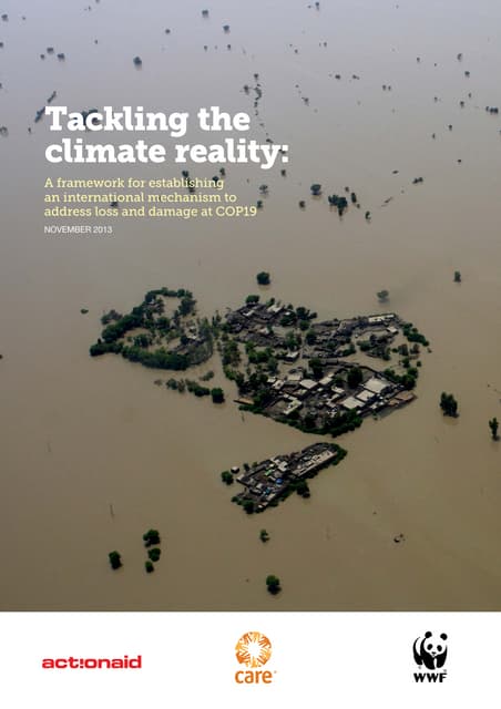 Rapporto ‘Tackling the Climate Reality – Affrontare la realtà del clima’