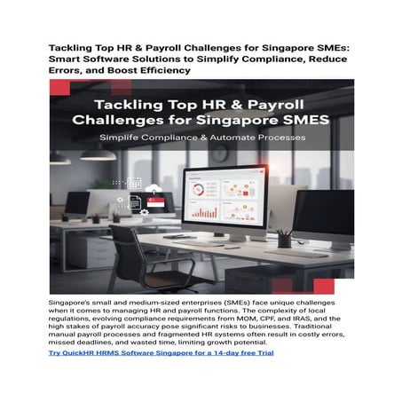 Tackling Top HR & Payroll Challenges for Singapore SMEs_ Smart Software Solutions to Simplify Compliance, Reduce Errors, and Boost Efficiency.pdf