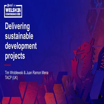 Delivering sustainable development projects - Welsh Conference 2024