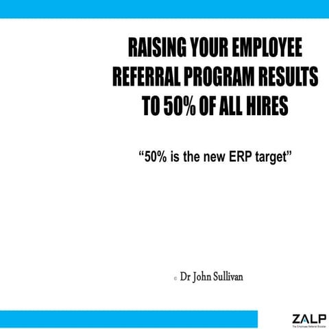 Tactical steps to transform your Employee Referral Program