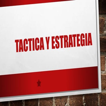 Tactica y estrategia, conceptos de ajedrez | PPTX