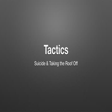 Tactics 2   suicide
