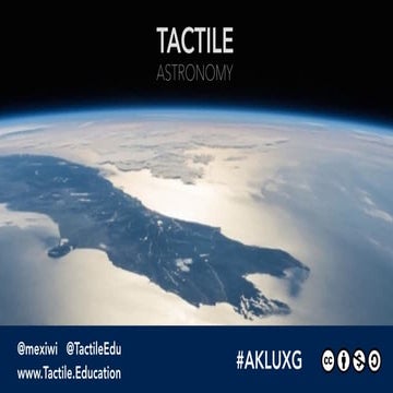 Teaching Astronomy to blind youth - Tactile Astronomy - a case study.