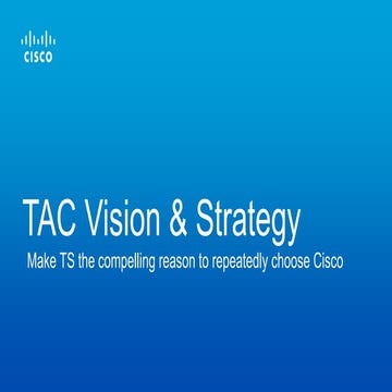 TAC Vision & Strategy