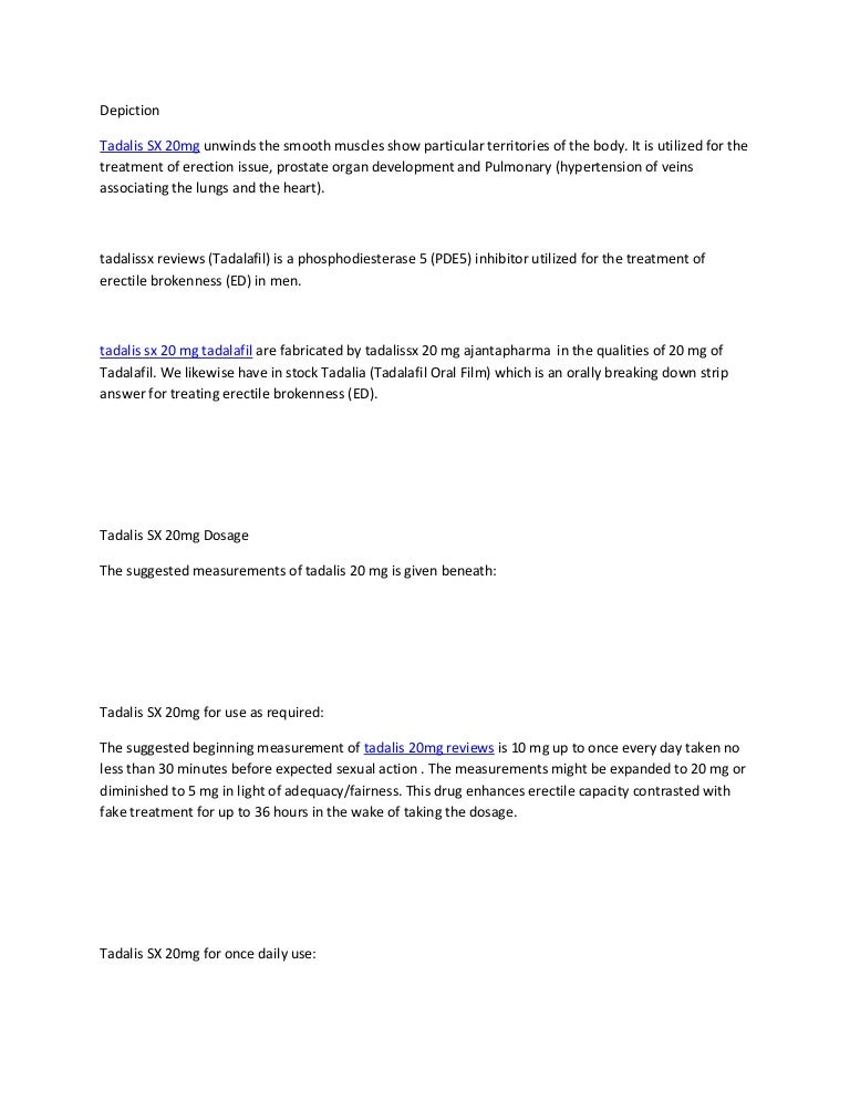 Purchase tadalis sx online