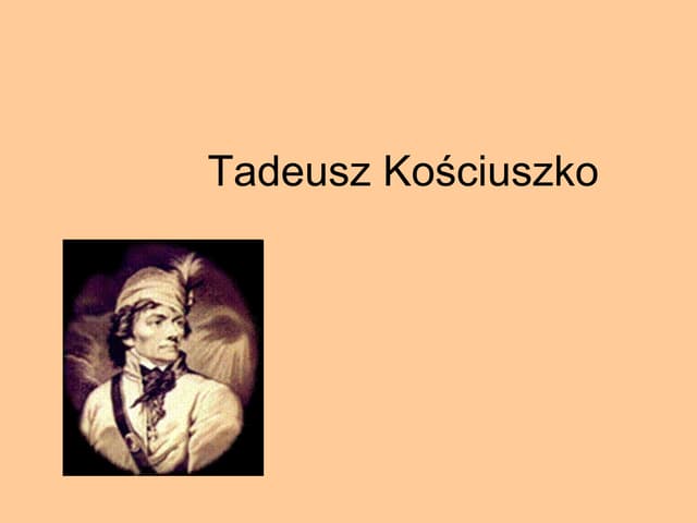 Tadeusz Kościuszko g4 STO | PPT
