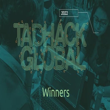 TADHack Global 2022 Winners