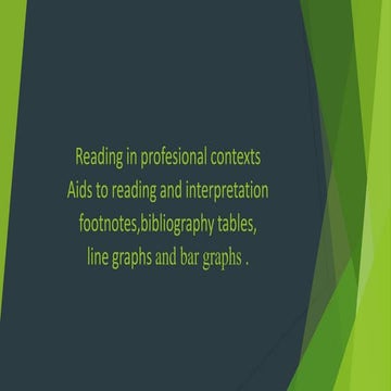 Reading in professional Context - punctuation