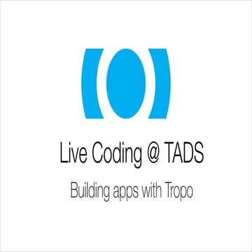 TADS Developer Summit Tropo Jose de Castro