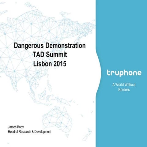 Dangerous Demo: The TADCloud MNO Teaser