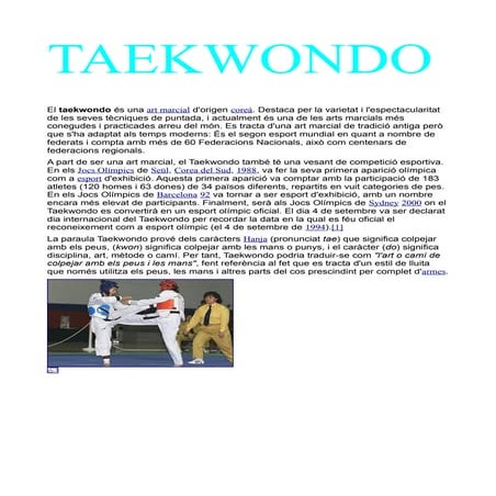 Taekwondo