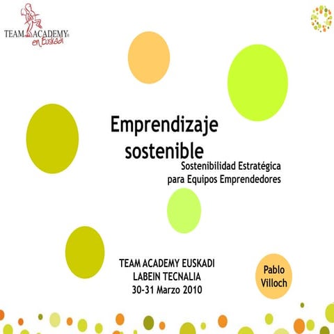 Taller Emprendizaje Sostenible